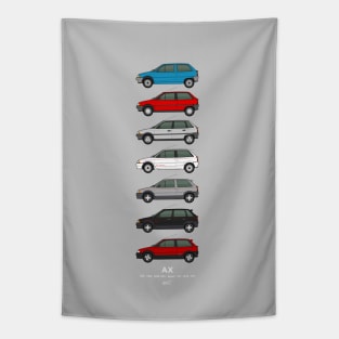 Citroen AX classic car collection Tapestry