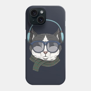 Cats loves music! Phone Case