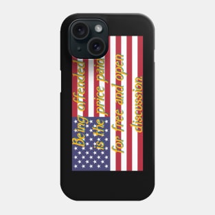 Being offended flag Phone Case