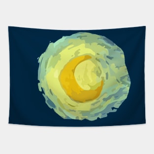 Van Gogh Moon Tapestry