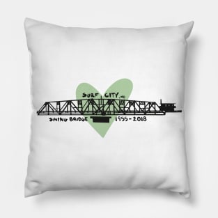 Surf City Swing Bridge Pillow