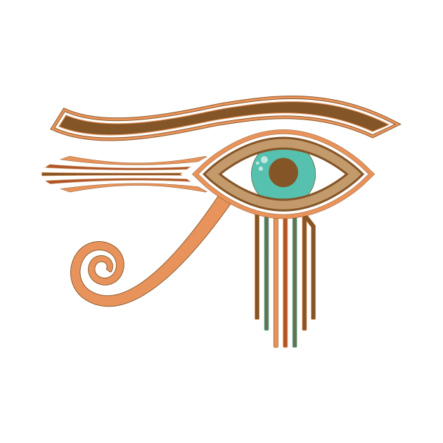 Eye of Horus Ancient Egyptian Amulet for Health by oknoki