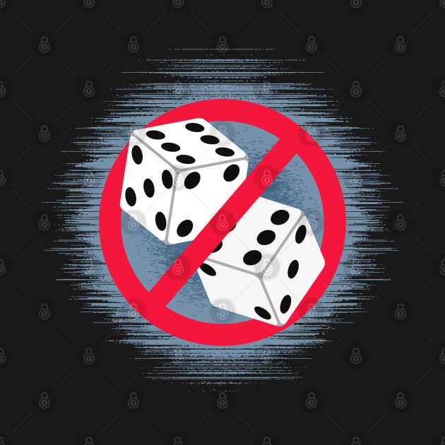 No Dice by Kenny The Bartender's Tee Emporium