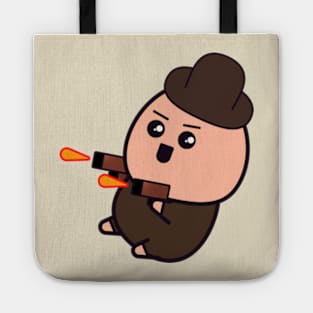 cute cowboy gunfighter Tote