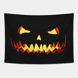 Halloween Evil Pumpkin Spooky Render Tapestry