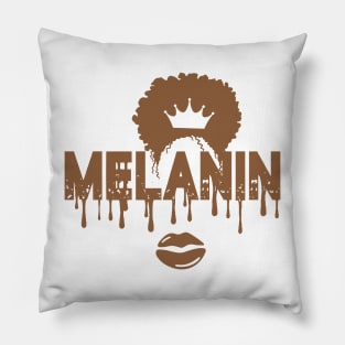 proud black women melanin afro african american women Pillow