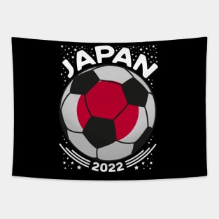 Japan Flag Soccer Football Team Tapestry