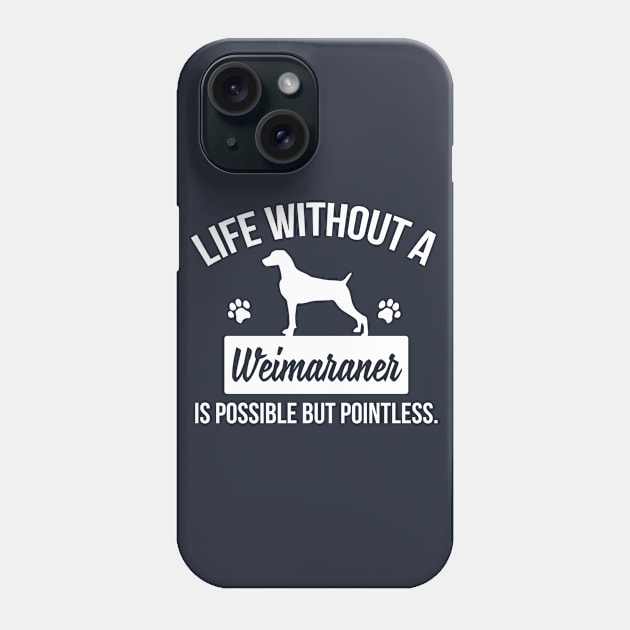 Weimaraner Phone Case by nektarinchen