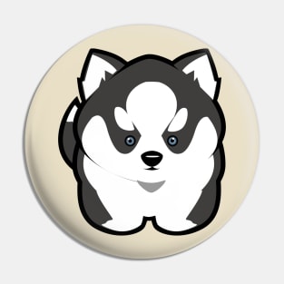 Husky Bandit Pin