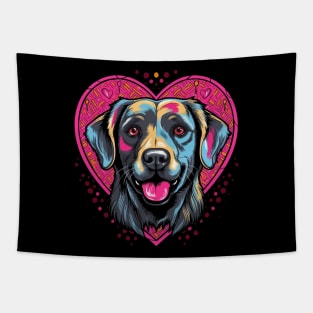 Labrador Retriever Valentine Day Tapestry