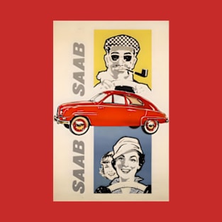 1960s Saab Autos Poster T-Shirt