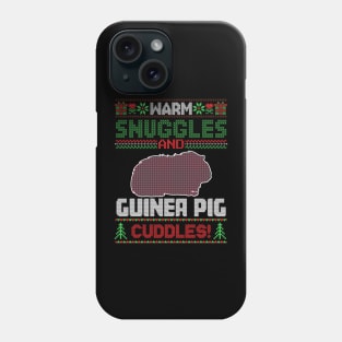 Guinea Pig Christmas Pajama Ugly Christmas Sweater Phone Case