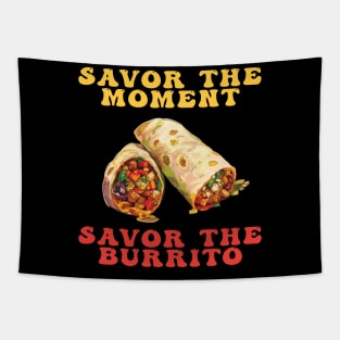 Savor the Moment Savor the Burrito Tapestry