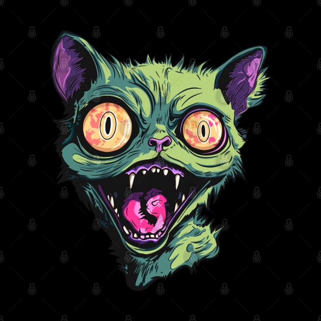 Zombie Cat by ForAnyoneWhoCares