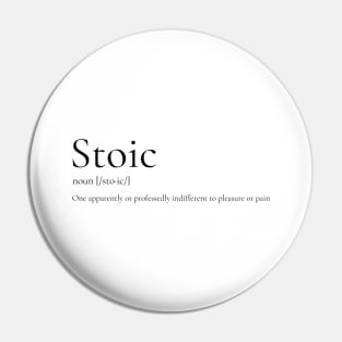 Stoic Definition Pin