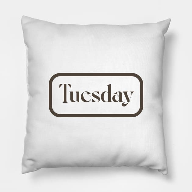 Tuesday Pillow by MadeByMystie