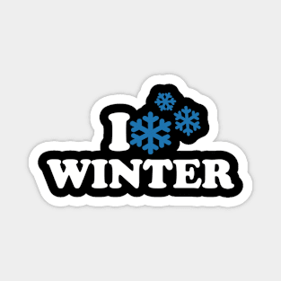 I love winter Magnet