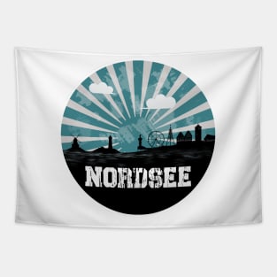 Nordsee Skyline Tapestry