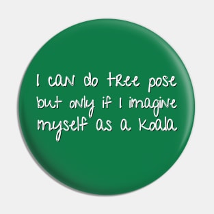 funny yoga saying koala lover Pin