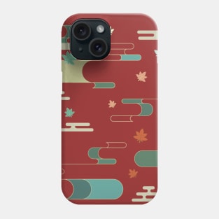 Kazuha Genshin Impact, Japanese maple pattern Phone Case