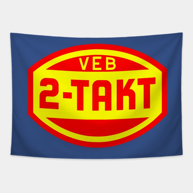 VEB 2-stroke logo Tapestry by GetThatCar