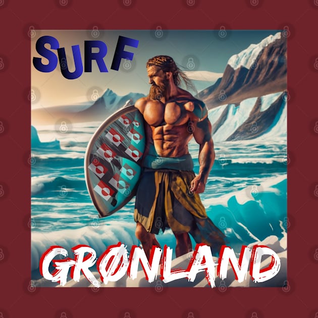 Surfers T-Shirt SURF GRØNLAND BERSERKER STYLE Viking Funny Mug by SailorsDelight