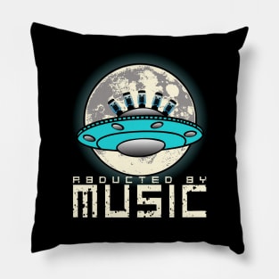 Abducted by Music Alien Ufo Outer Space Pillow