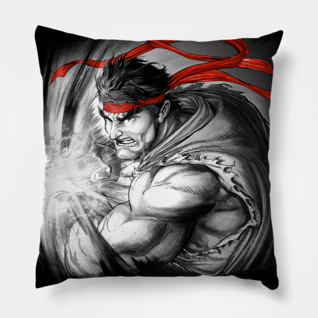 Ryu Super Street Fighter Ii Streetfighter Pillow Teepublic
