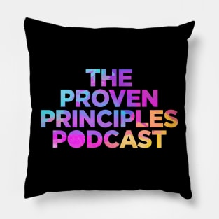 The Proven Principles Podcast Watercolor Pillow