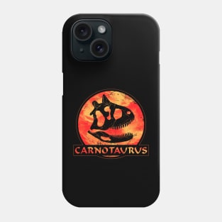 Carnotaurus fossil skull Phone Case