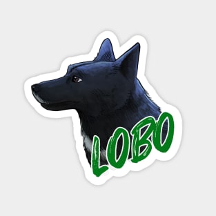 Lobo Stickers, Magnets and Pins Magnet