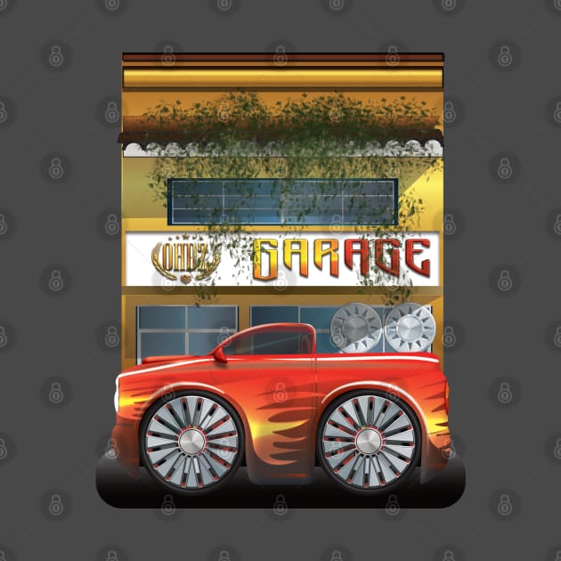 CS Cartoon Machines PickUp Truck And Garage V 2.1. by OmarHernandez