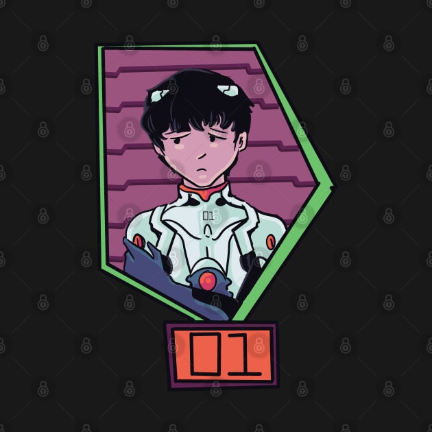 shinji ikari by inkpocket