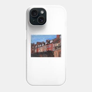 South Queensferry Row Of Houses , Scotland Phone Case