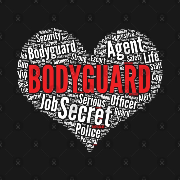 Bodyguard Heart Security Guard graphic by theodoros20