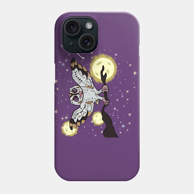 3 Moon Owl Phone Case by GeekVisionProductions