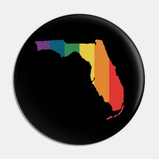 Florida State Rainbow Pin