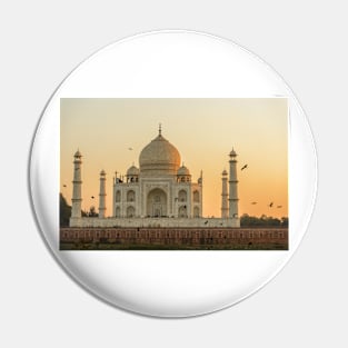 Taj Mahal at Sunset 01 Pin