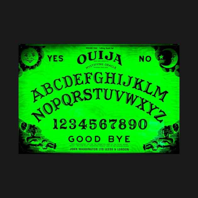 Ouija Board Green by tommysphotos