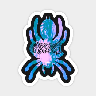 Tarantula Silhouette 54 (Tie Dye) Magnet