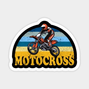 Motocross Racing Biker Magnet