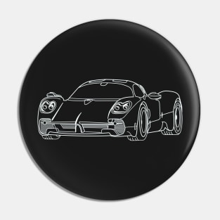 Pagani Utopia racecar Pin