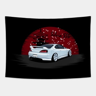 Nissasn Silvia S15, JDM Car Tapestry