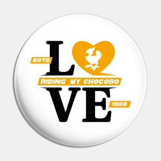 Love Chocobo Pin