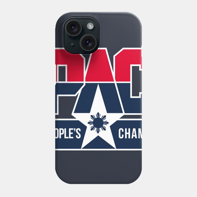 Pacquiao Filipino People's Champ Phone Case by airealapparel