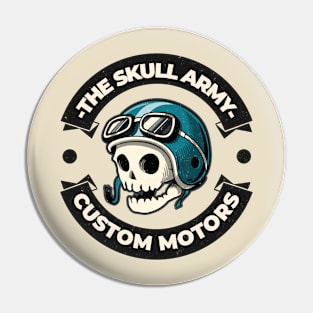 SKULL ARMY Pin