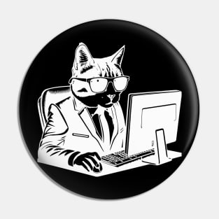 Cat Boss Pin