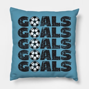 Goals,Just a Girl Who Loves Soccer, A Girl With Goals, Soccer Girl Pillow