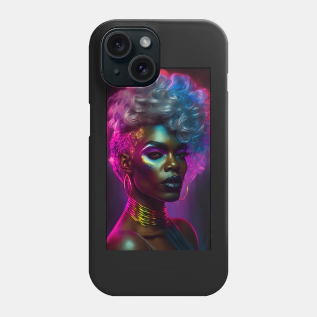 Psychedelic Drag Queen Phone Case by PenguiQueer