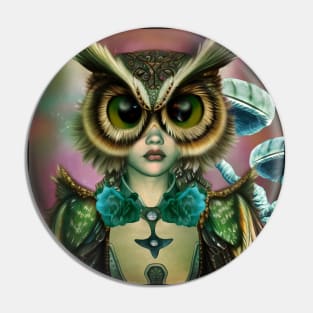 The Girl Who Can Turn Into An Owl Pin
